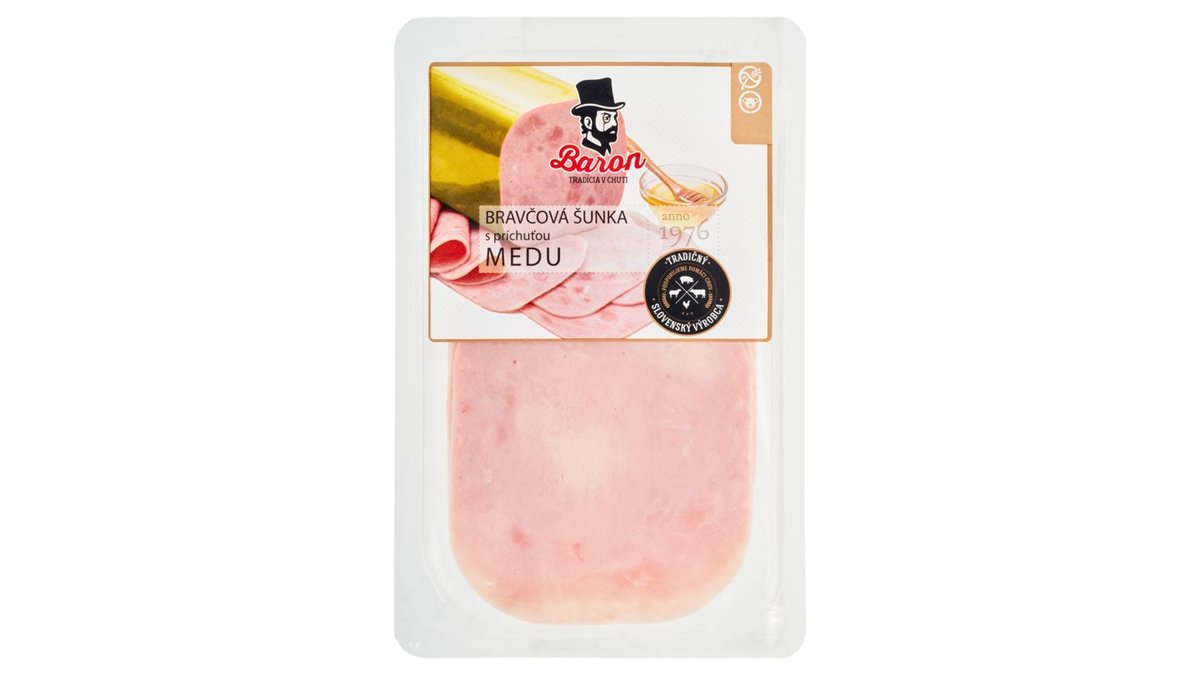 Baron Bravčová šunka s príchuťou medu 100 g