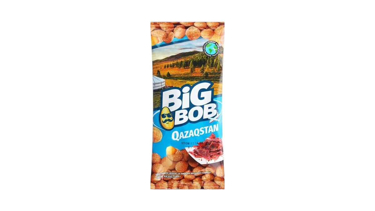 Big Bob Qazaqstan арахис вяленая конина 50 гр