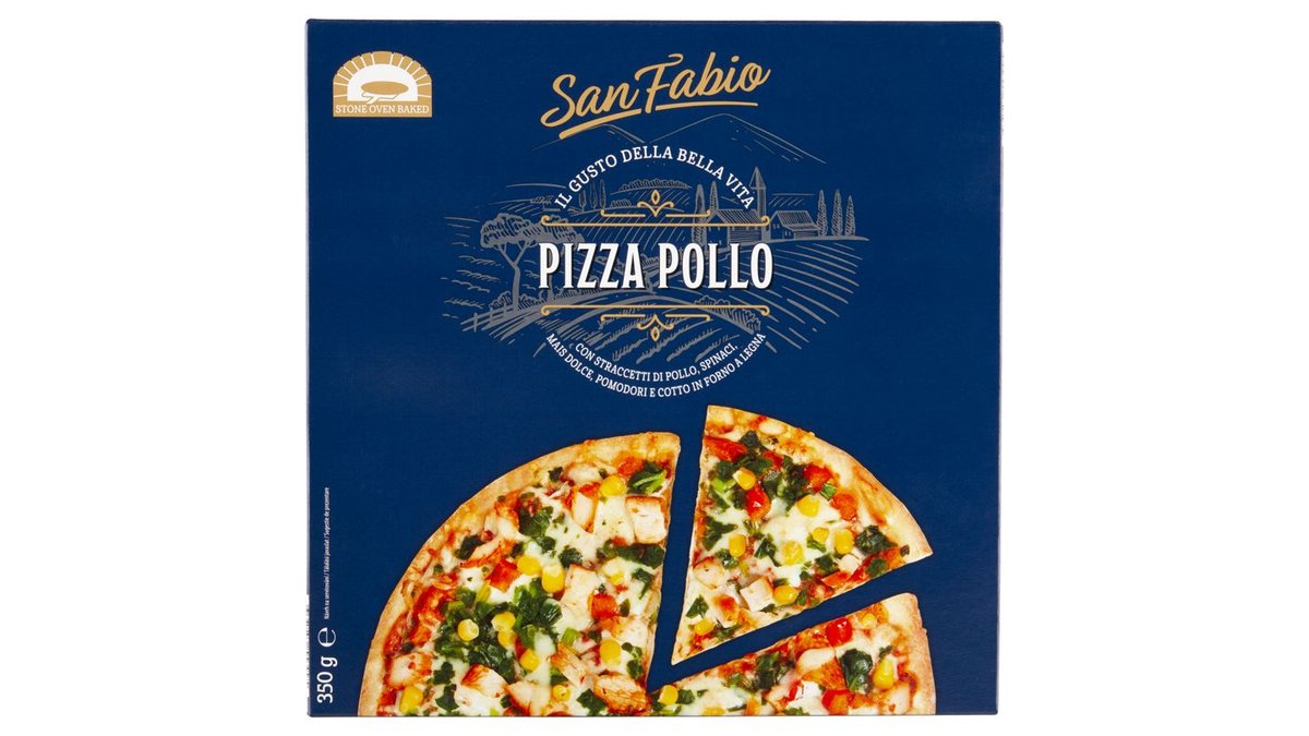San Fabio Pizza pollo 350g