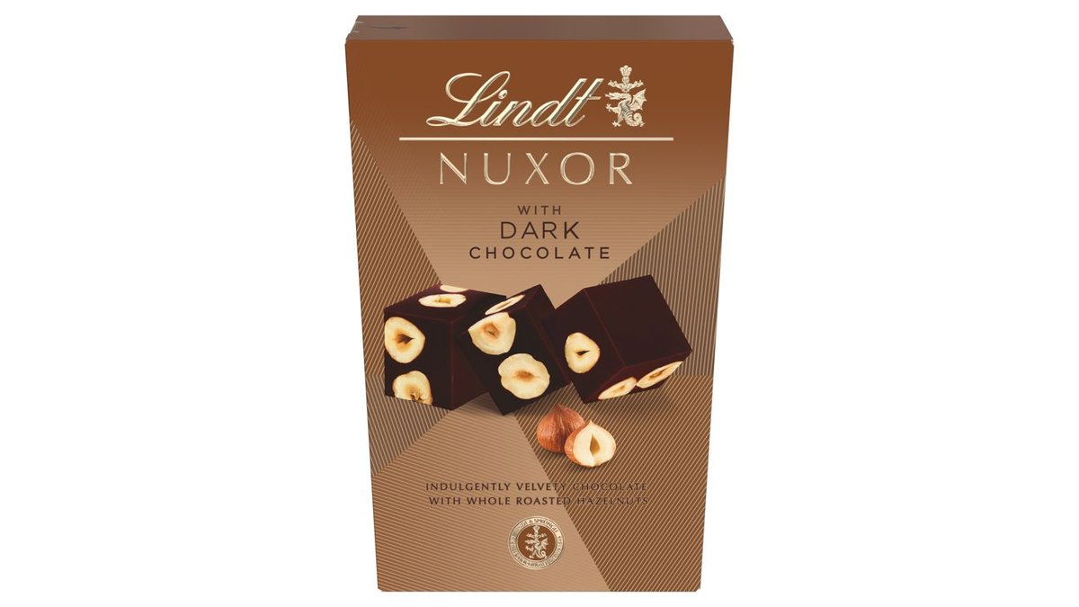 Lindt Nuxor Oříšková čokoláda s celými jádry lískových ořechů 150g