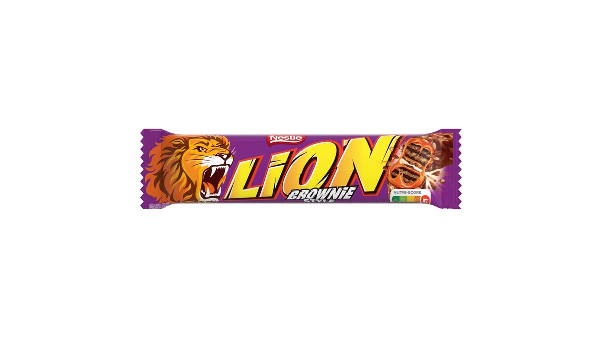 Lion Brownie Style, tyčinka s oplatkou a s náplní s příchutí brownie v mléčné čokoládě 40g