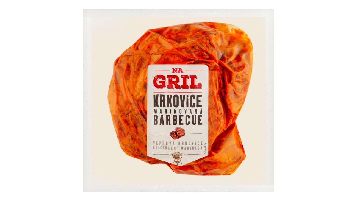 Na gril marinovaná krkovice barbecue 0,600kg