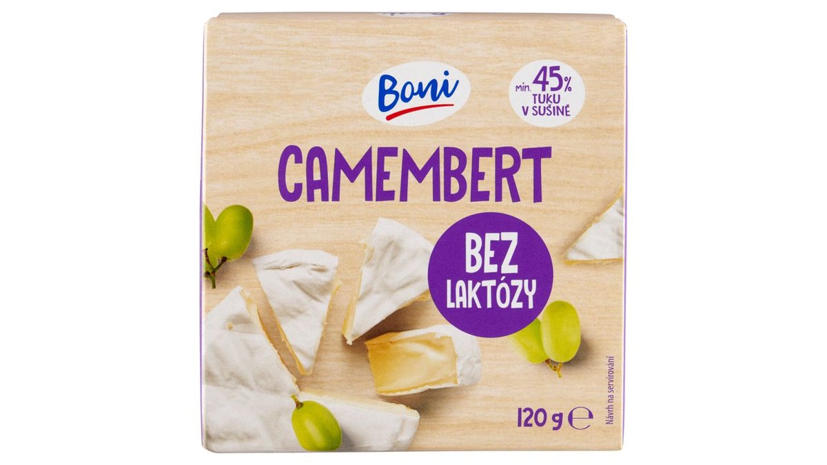 Boni Camembert bez laktózy 120g