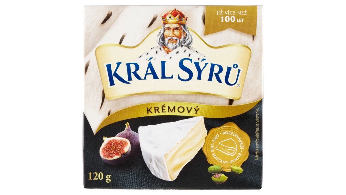 Král Sýrů Krémový 120g