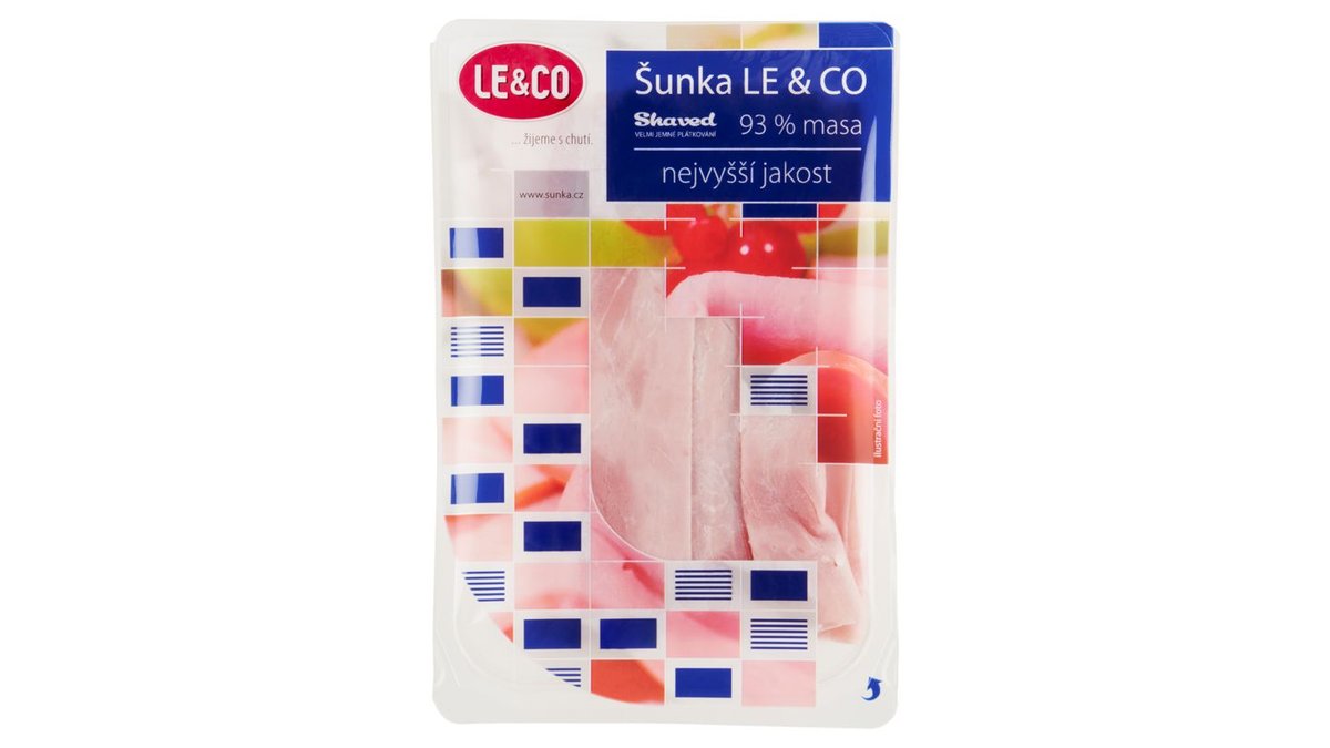 Le & Co Shaved Šunka nejvyšší jakosti 100g