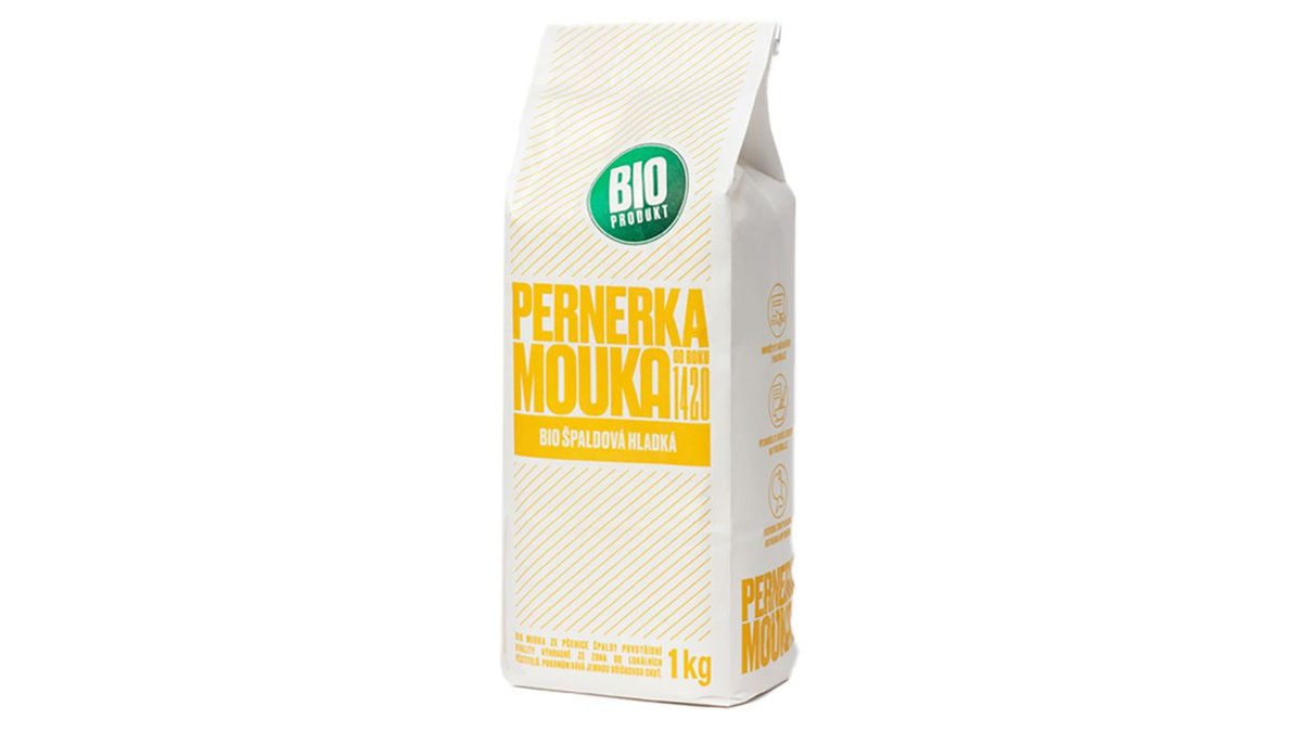 Pernerka Bio mouka špaldová hladká 1kg