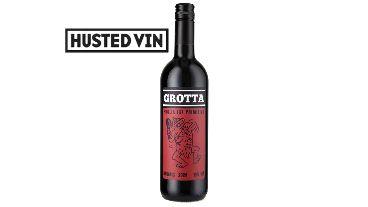 🇮🇹 Puglia Primitivo øko. 14%, Grotta 750 ml