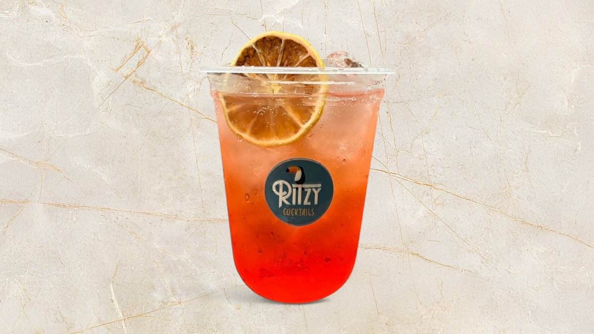 Cherry Paloma cocktail