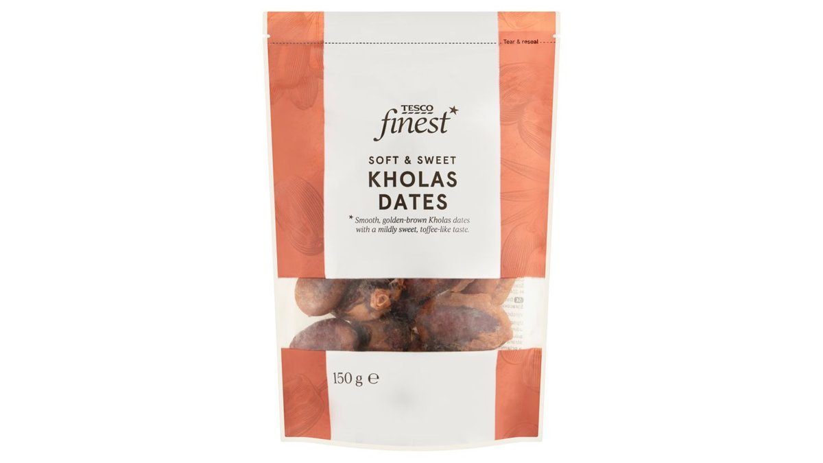 Tesco Finest Datle sušené s kôstkou odroda kholas 150 g