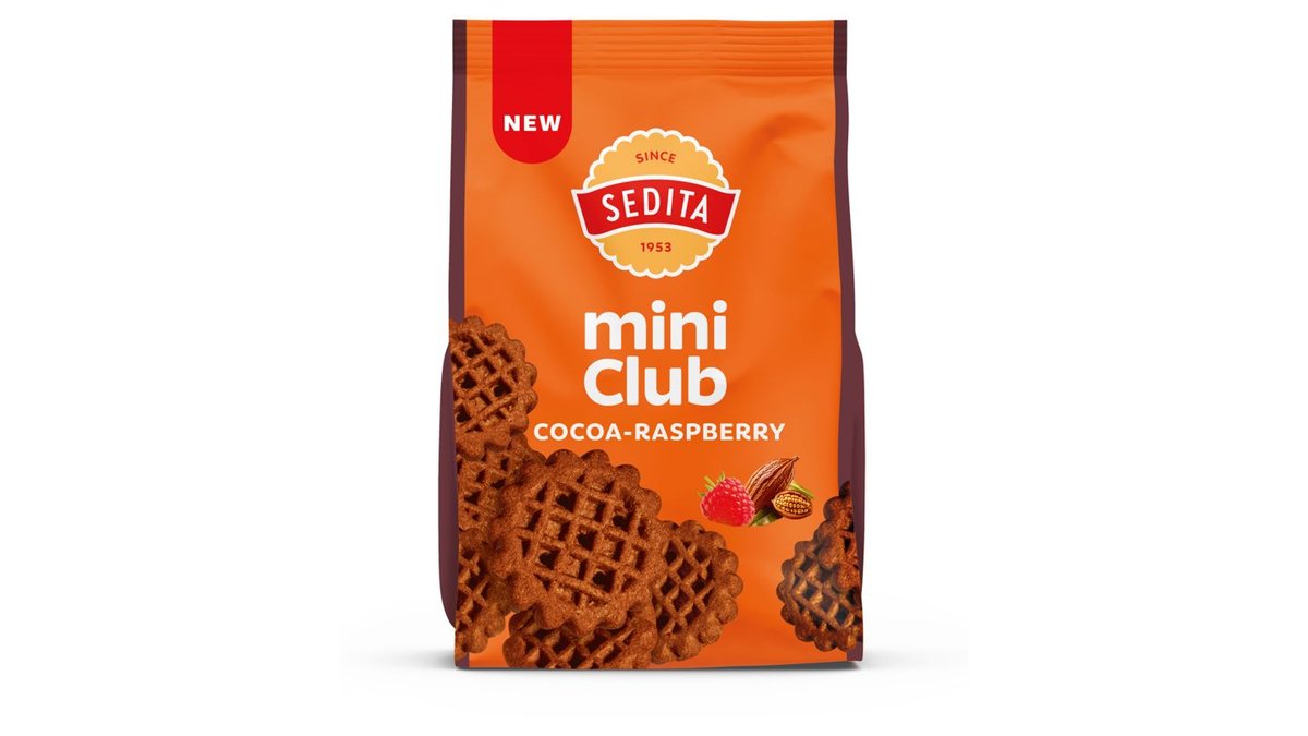 Sedita Mini Club kakaovo-malinové sušienky 160 g