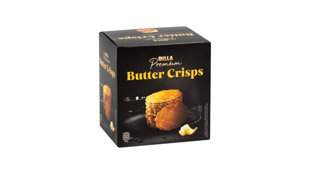 BILLA PREMIUM Maslové chrum. sušienky 250g