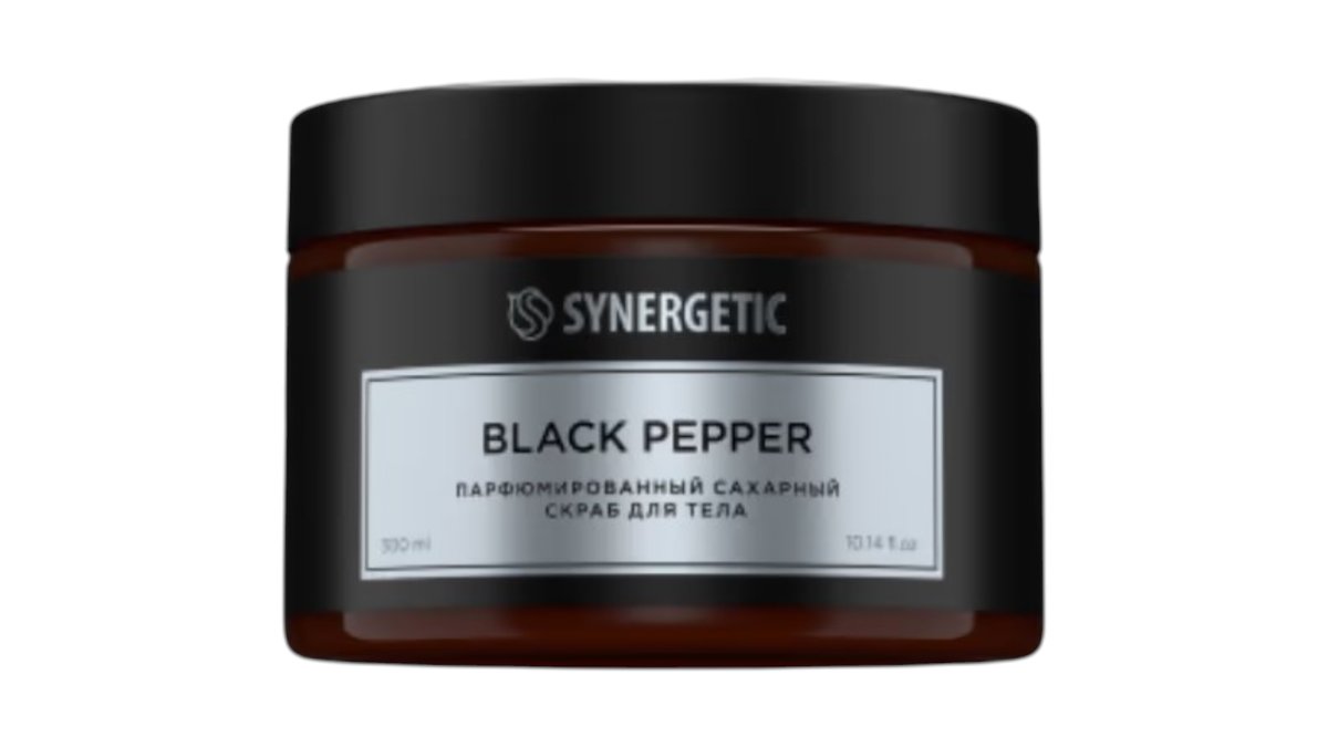 Скраб SYNERGETIC Для тела Black Pepper 300мл п/у