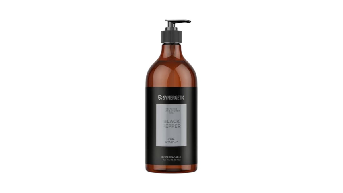 Гель SYNERGETIC Для душа Black Pepper 750мл п/у
