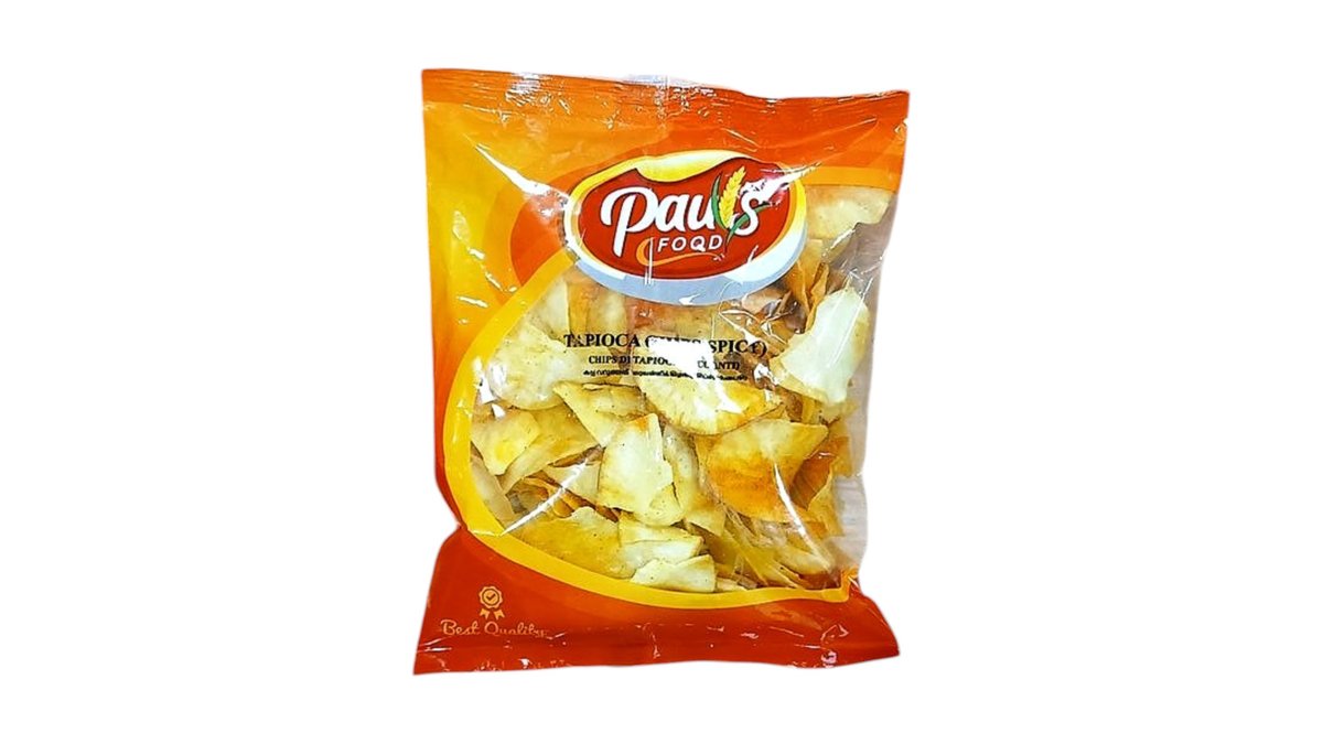 Pauls Tapioca Chips Spicy 200g