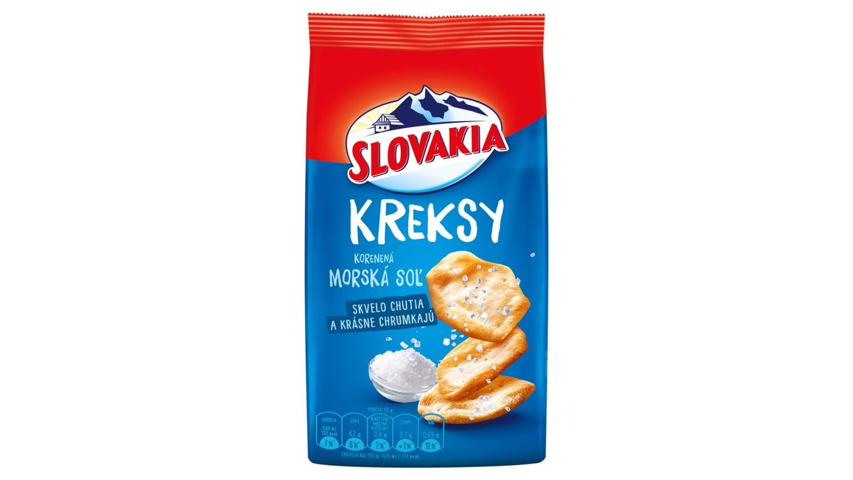 Slovakia Kreksy korenená morská soľ 90 g