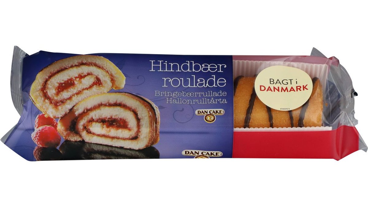Dan Cake Hindbær Roulade Uden Creme 300G