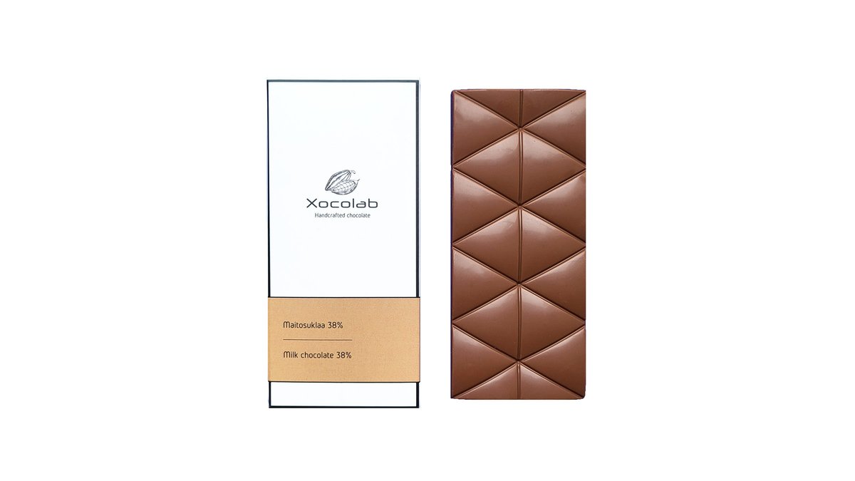 Xocolab Maitosuklaa 38% suklaalevy 50g