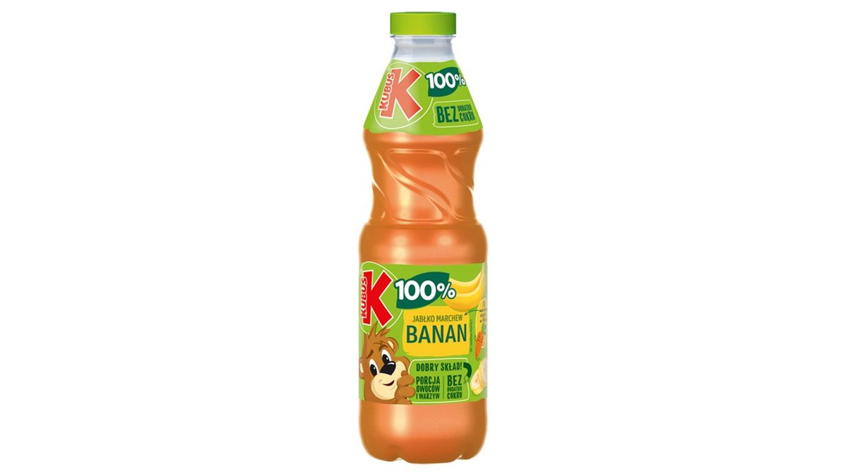Kubuś 100 % sok jabłko marchew banan 850 ml