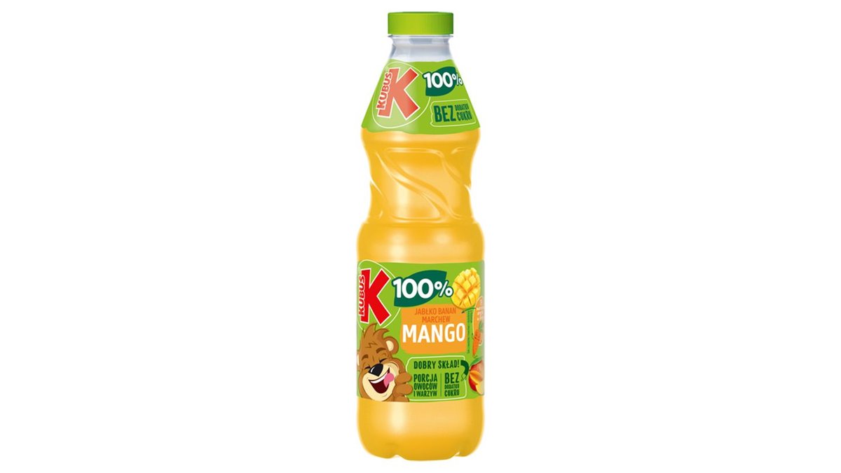 Kubuś 100 % sok jabłko banan marchew mango 850 ml