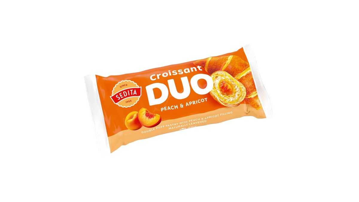Sedita Croissant Duo Peach & Apricot 50 g
