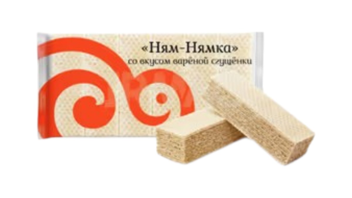 Вафли Сладонеж Ням-Нямка Варёная сгущёнка 200 г