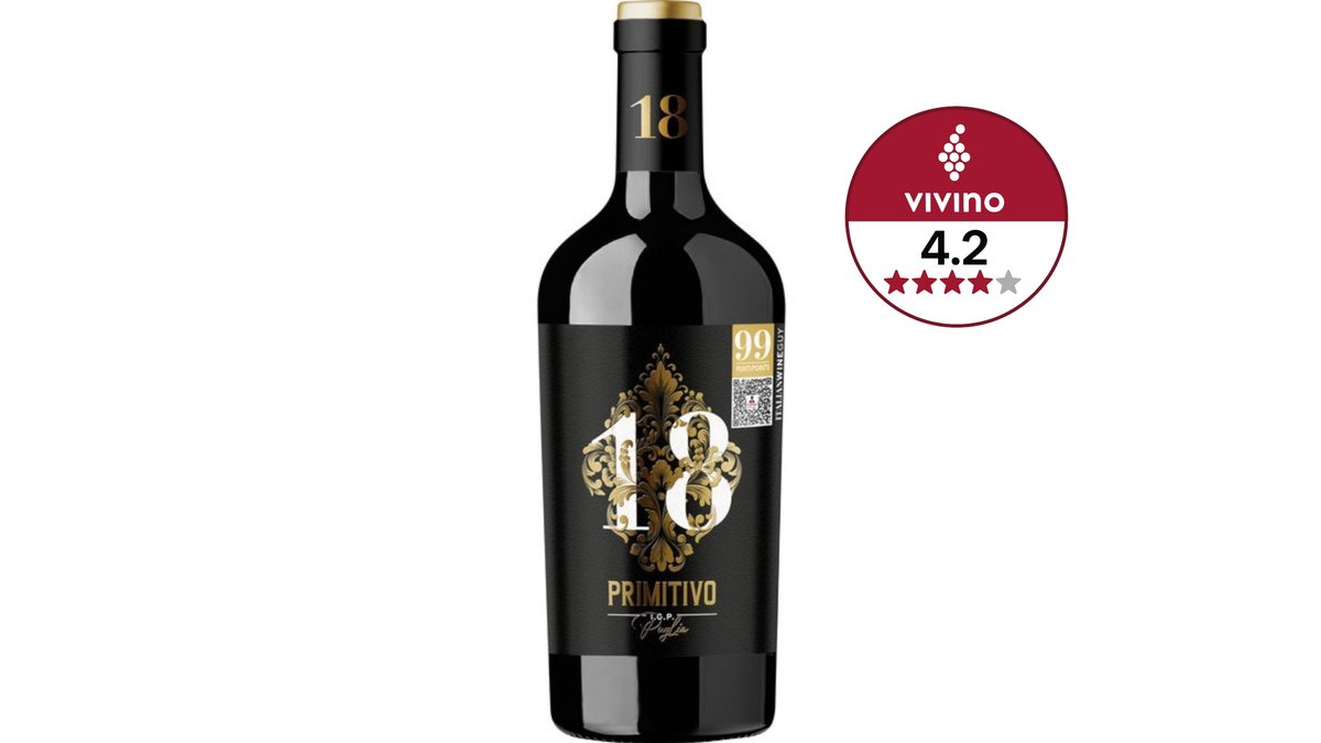 🇮🇹Diciotto Primitivo 18 %, Riolite