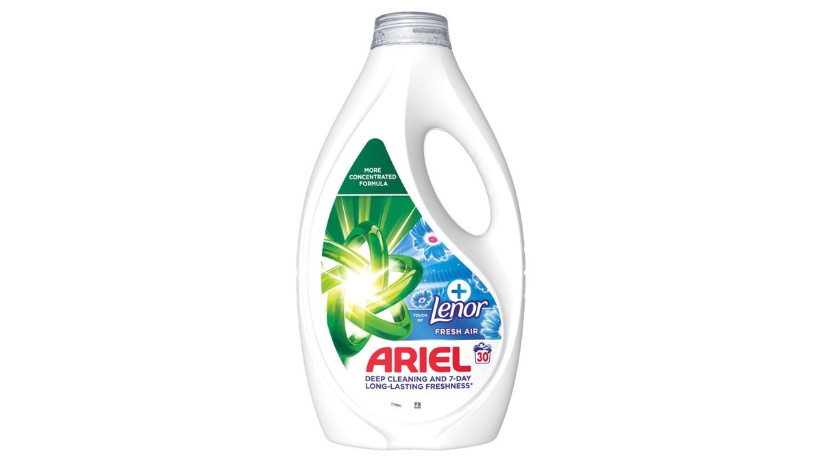 Ariel Tekutý Prací Prostředek, 30 Praní, + Touch Of Lenor Fresh Air