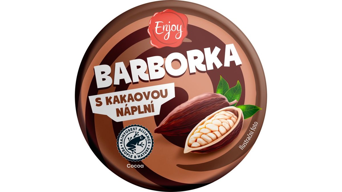 Enjoy Barborka s kakaovou náplní 28,5g