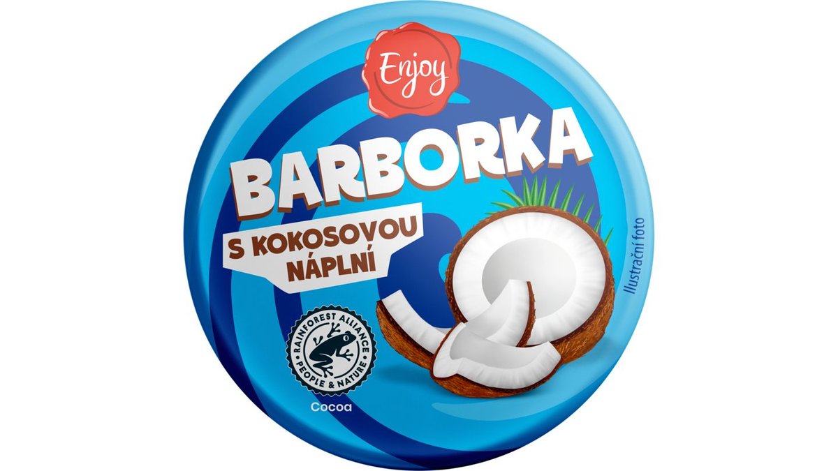 Enjoy Barborka s kokosovou náplní 28,5g