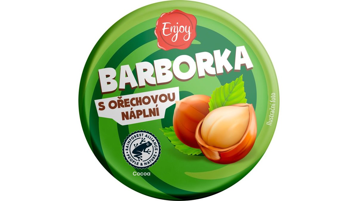 Enjoy Barborka s ořechovou naplní 28,5g