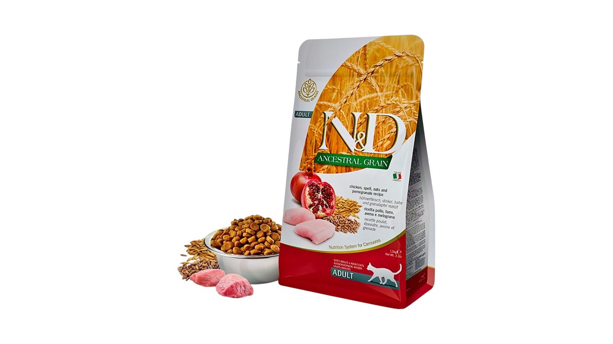 Farmina N&D Ancestral Grain Cat – Chicken & Pomegranate Adult 5kg