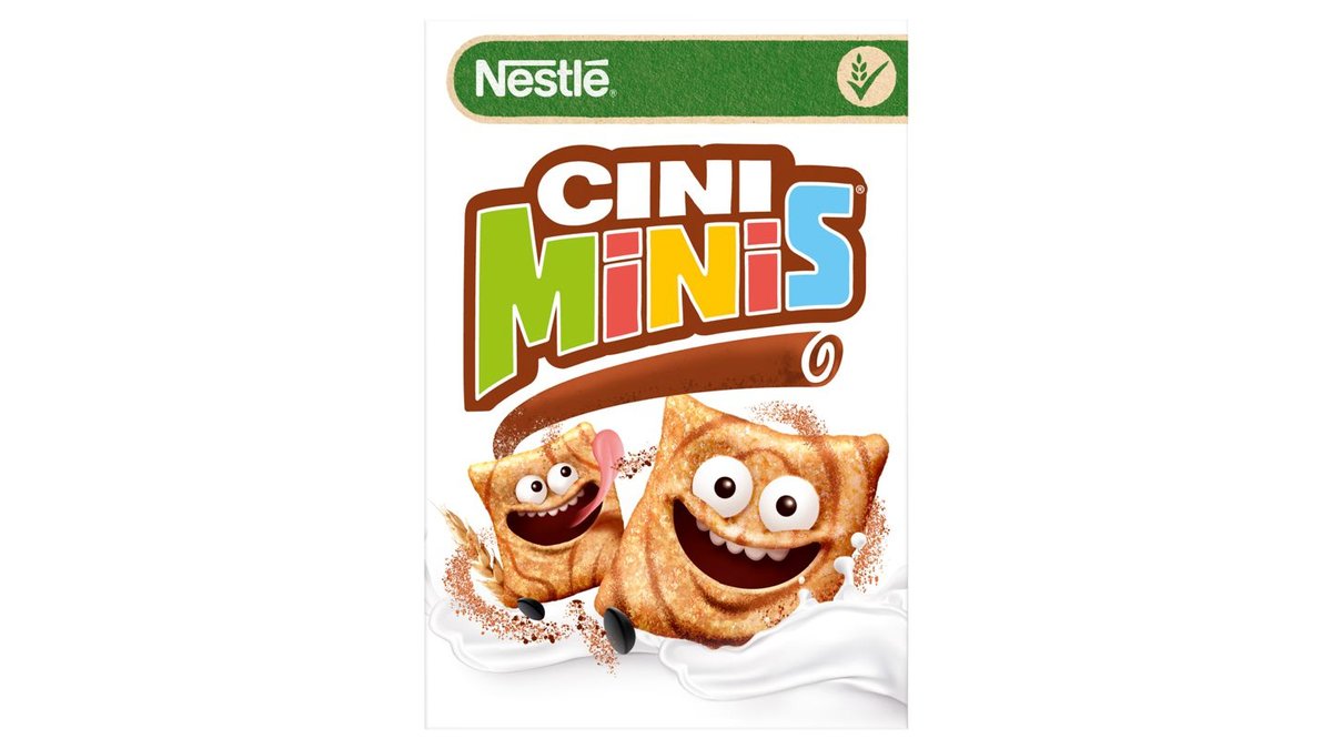 Nestlé Cini Minis cereální čtverečky se škořicí, 375 g