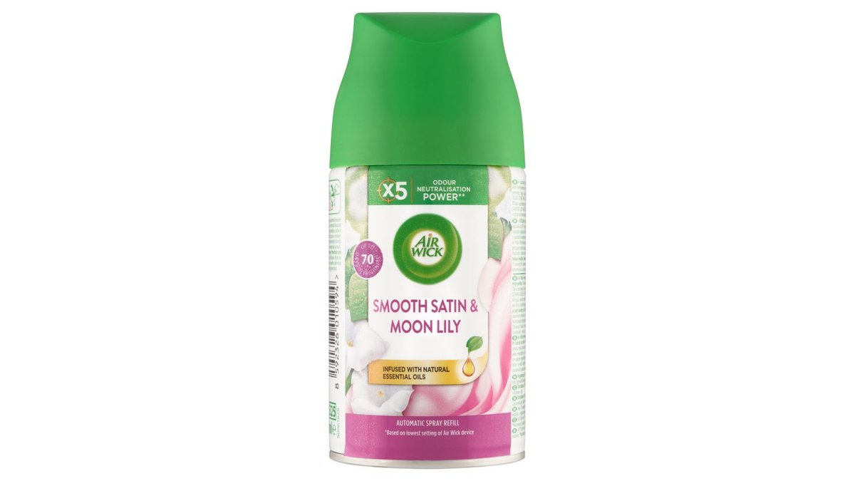 Air Wick Freshmatic Náplň do osvěžovače vzduchu jemný satén a měsíční lilie 250ml