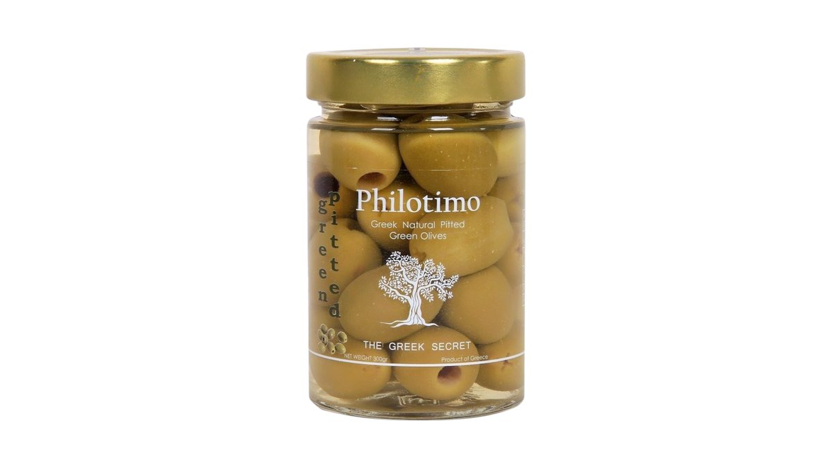 2142 - PHILOTIMO zelené olivy bez kôstky 300gr