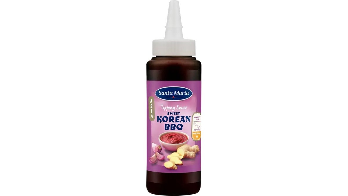 Santa Maria Topping Sauce Sweet Korean BBQ kastike 250ml