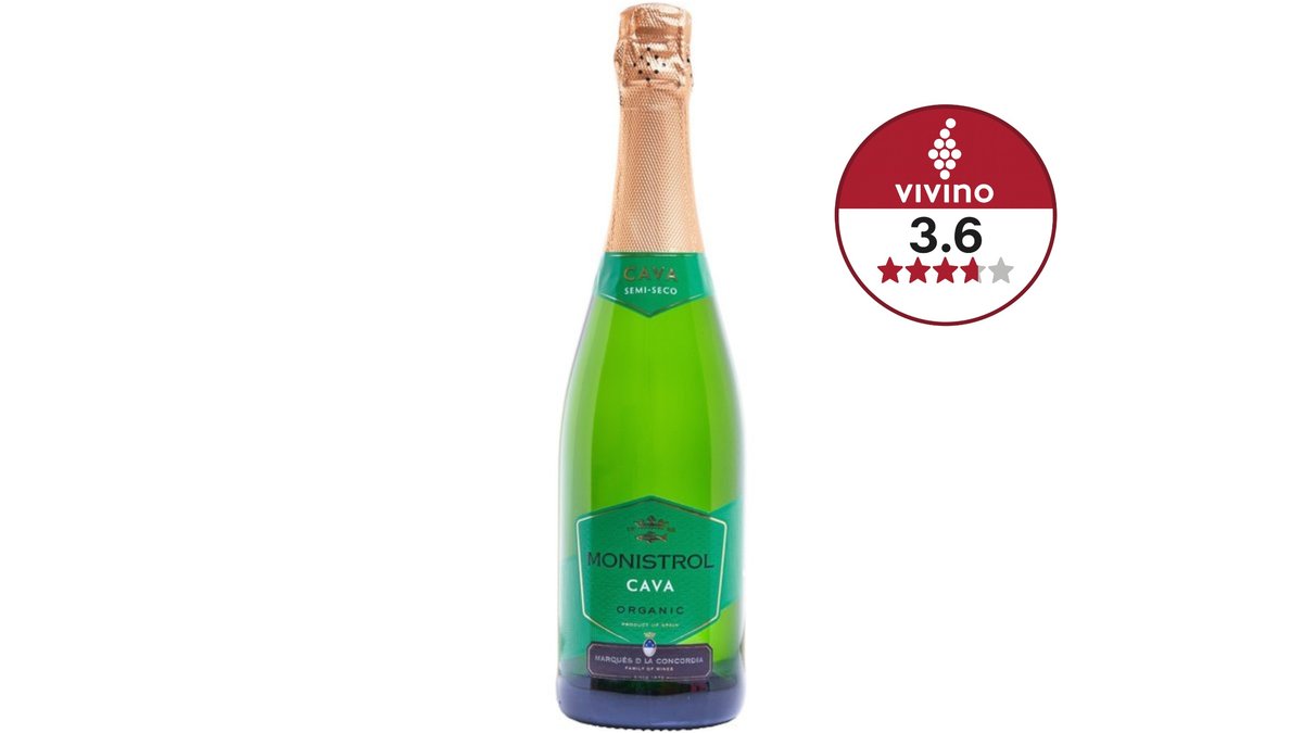🇪🇸🧊Cava Semi Seco 11,5% øko., Monistrol