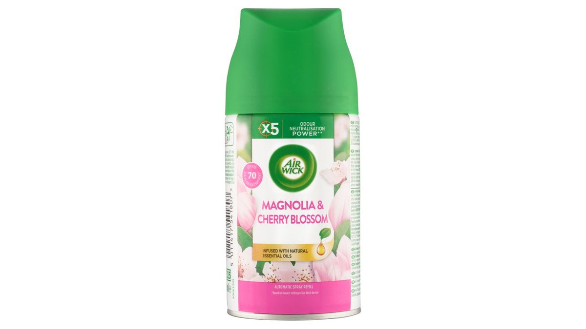 Air Wick Freshmatic Náplň do osvěžovače vzduchu magnolie a květy třešní 250ml