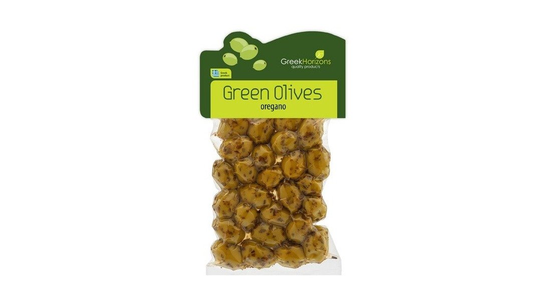 1801 - Olivy zelené s oreganom 200g