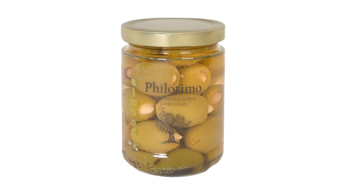 2145 - PHILOTIMO olivy plnené mandľami 300gr