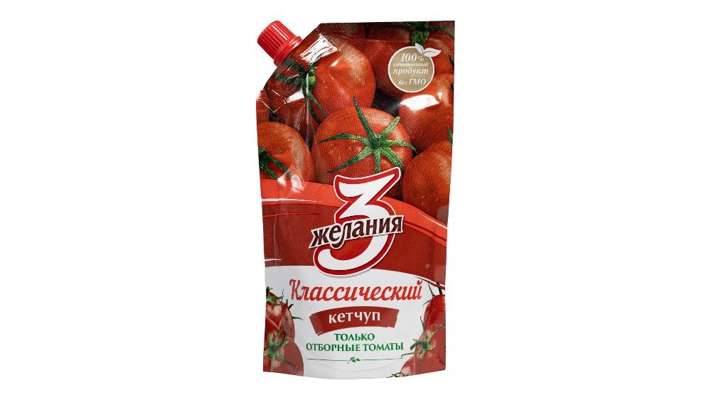 Кетчуп 3 ЖЕЛАНИЯ Классический 250г м/у
