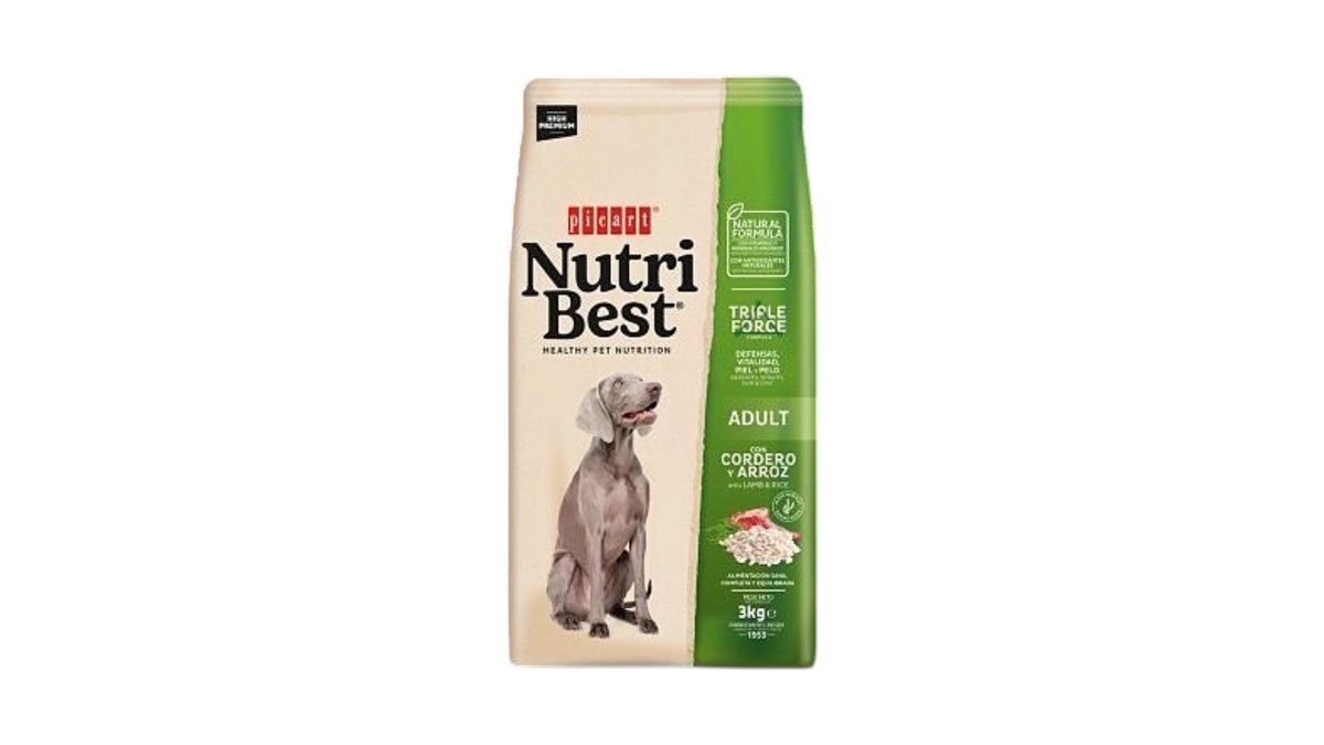 Picart Nutribest Adult Lamb And Rice 3kg