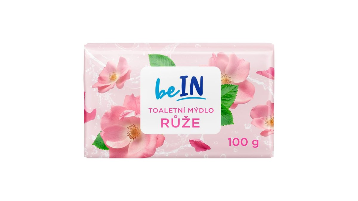 BeIn Toaletní mýdlo růže 100g