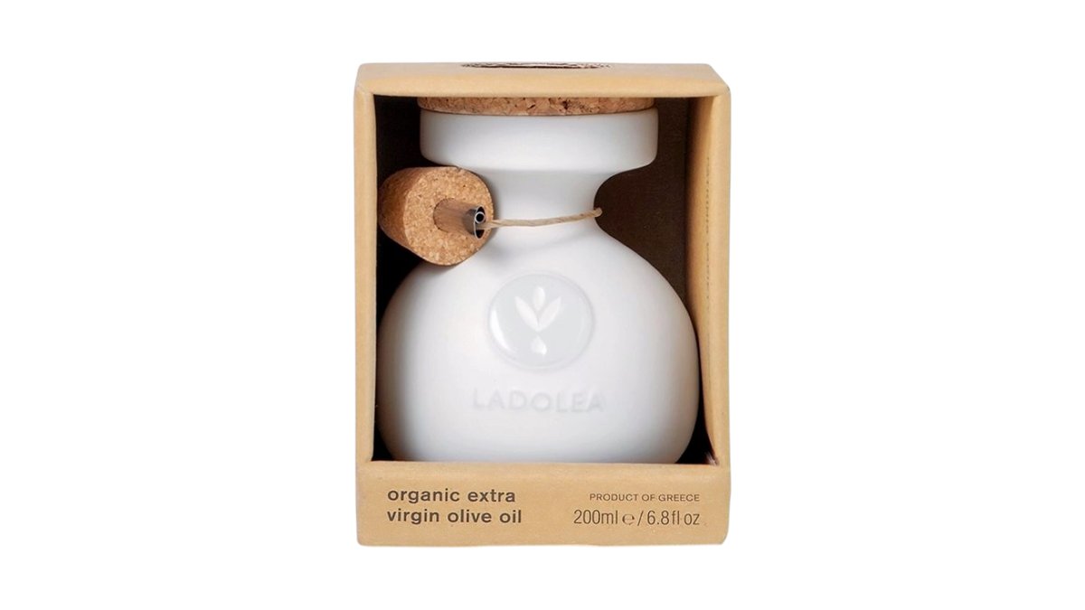 1389 - Extra virgin olive oil LADOLEA biela keramika 200ml