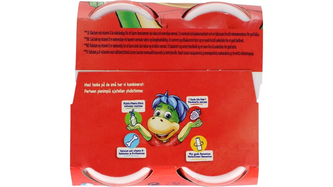 Drikkeyoghurt m. jordbær, Danonino | Wolt Market Søborg Telefonvej | Wolt