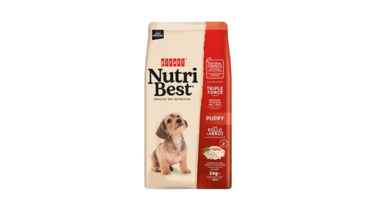 Picart Nutribest Puppy Chicken And Rice 15kg
