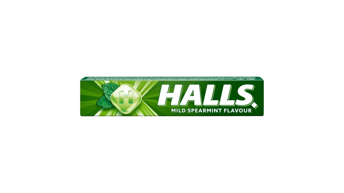 Halls bonbóny SPEARMINT mátové 33,5g