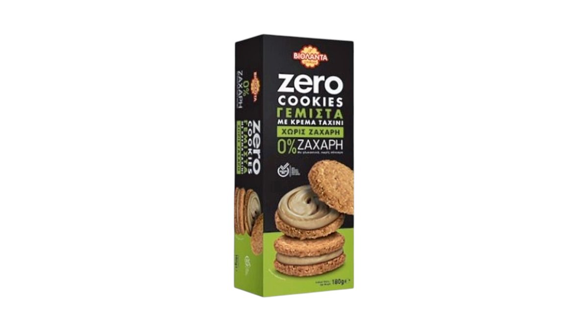 4374 - ZERO COOKIES plnené tahini crémom 180g