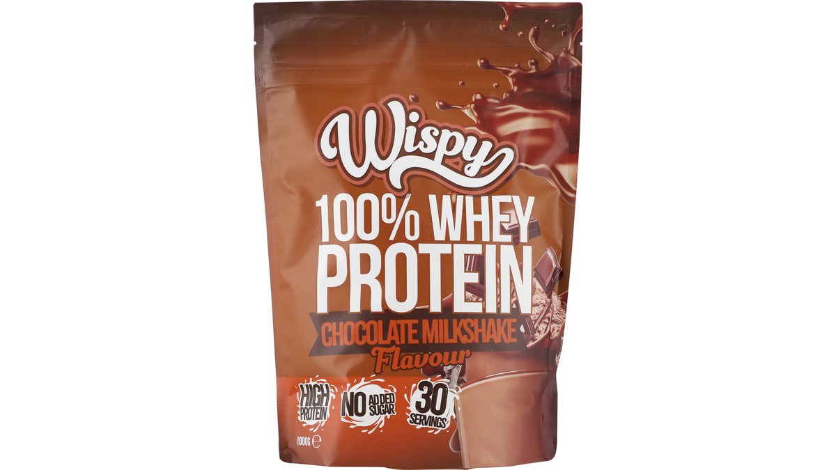 Proteinpulver m. smag af chokolademilkshake, Wispy