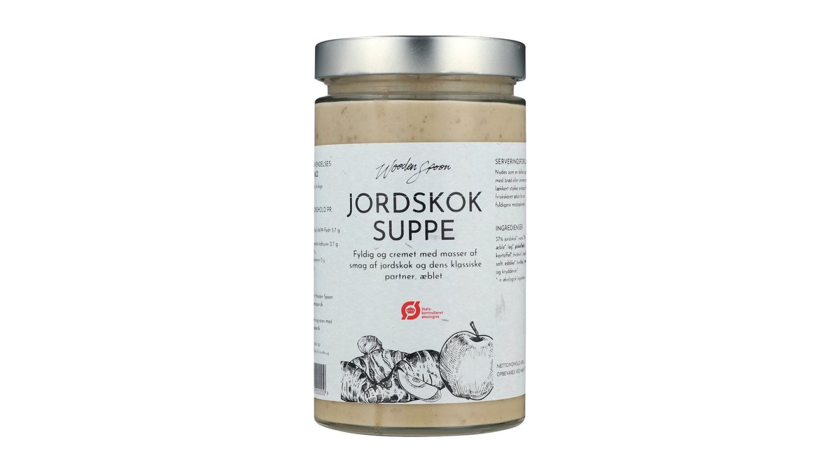 Jordskoksuppe Øko. Wooden Spoon