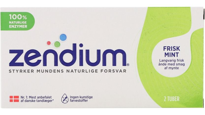 Frisk Mint 2-pak, Zendium